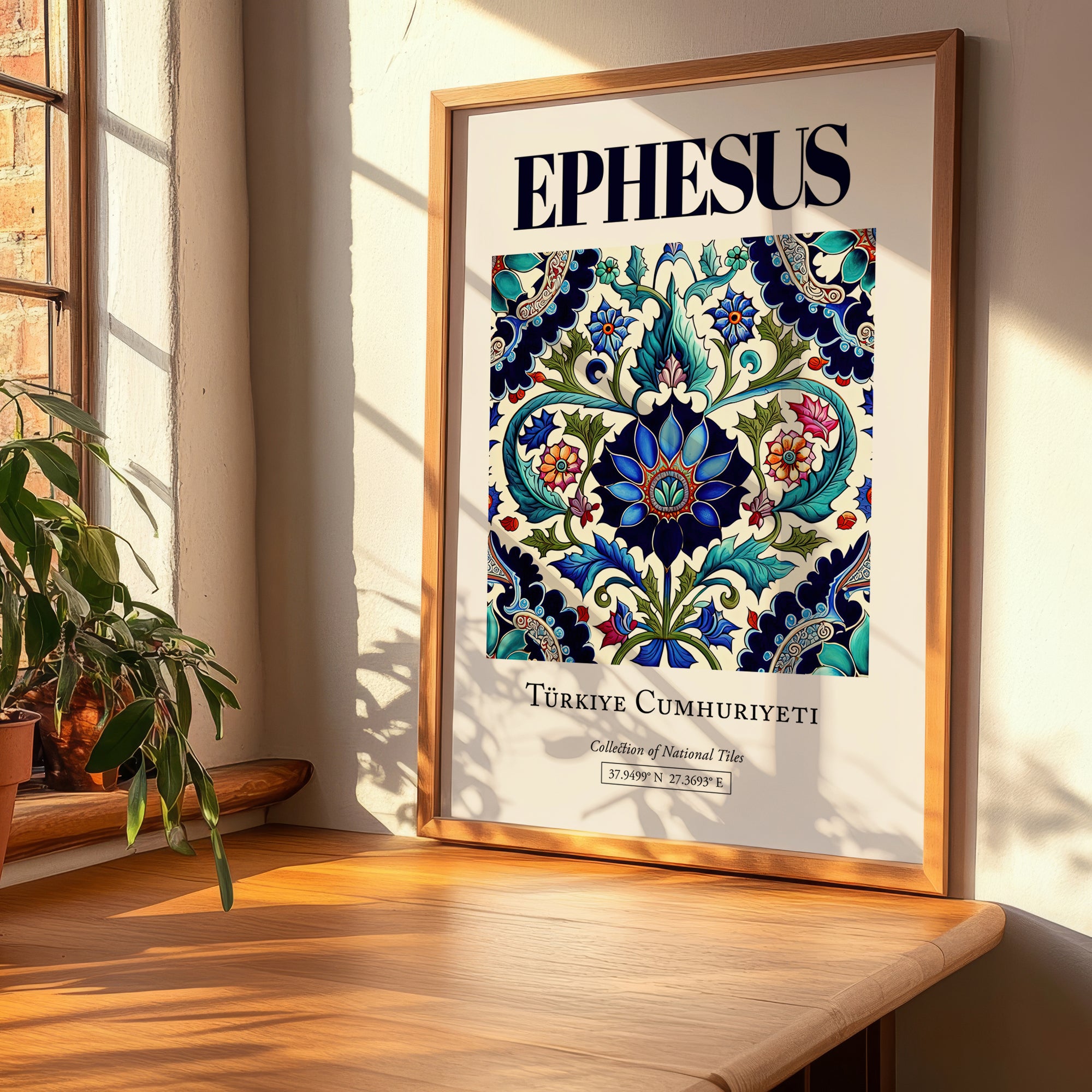 Ephesus, Turkey – Wanderlust-Inspired Poster, clean layout with no caption
