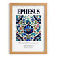 Ephesus, Turkey – Wanderlust-Inspired Poster, set in oak frame
