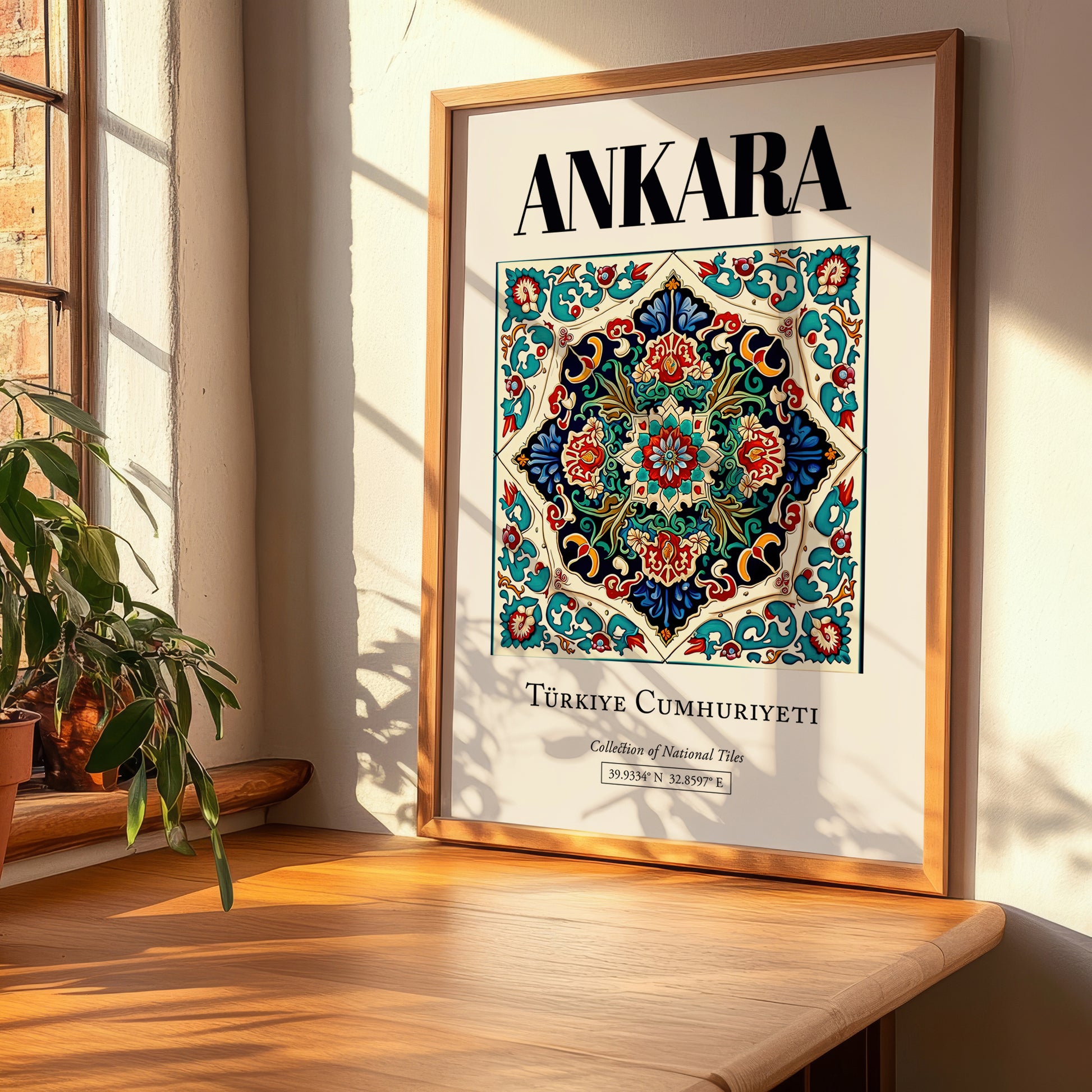 Ankara, Turkey – Travel Destination Art, clean layout with no caption