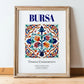 Bursa, Turkey – Dream Destination Decor, in wooden frame leaning on the floor