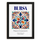 Bursa, Turkey – Dream Destination Decor, in sleek black frame