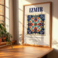 Izmir, Turkey – Tourist Destination Poster, clean layout with no caption