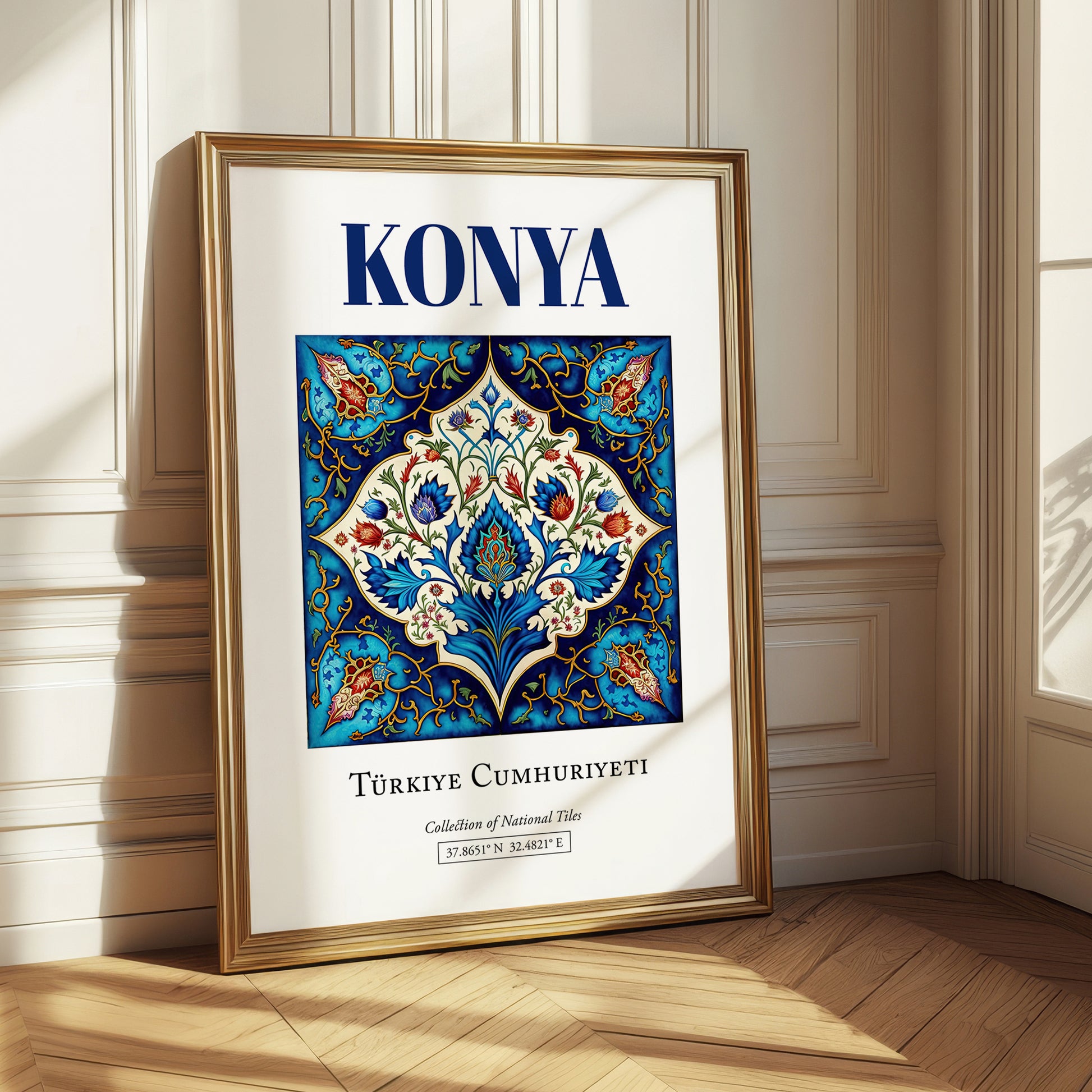 Konya, Turkey – Travel Wall Art, styled in a charming Paris street view