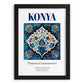 Konya, Turkey – Travel Wall Art, in sleek black frame