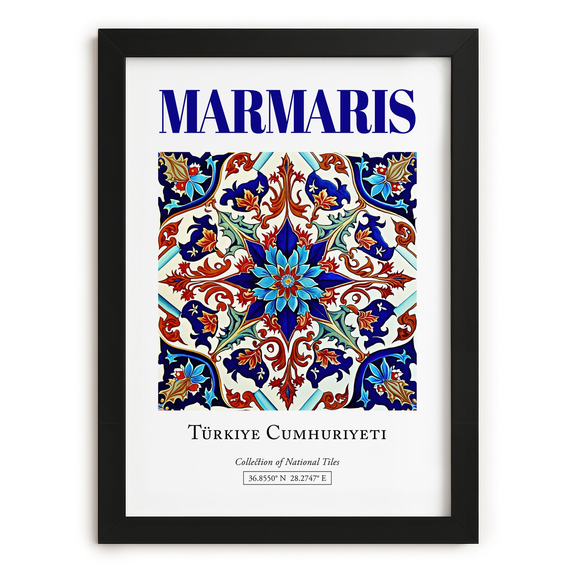 Marmaris, Turkey – Global Wall Art, in sleek black frame