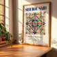 Sidi Bou Said, Tunisia – Vintage Travel Poster, clean layout with no caption