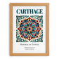 Carthage, Tunisia – Global Cities Wall Print, set in oak frame