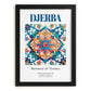 Djerba, Tunisia – Travel Print, in sleek black frame