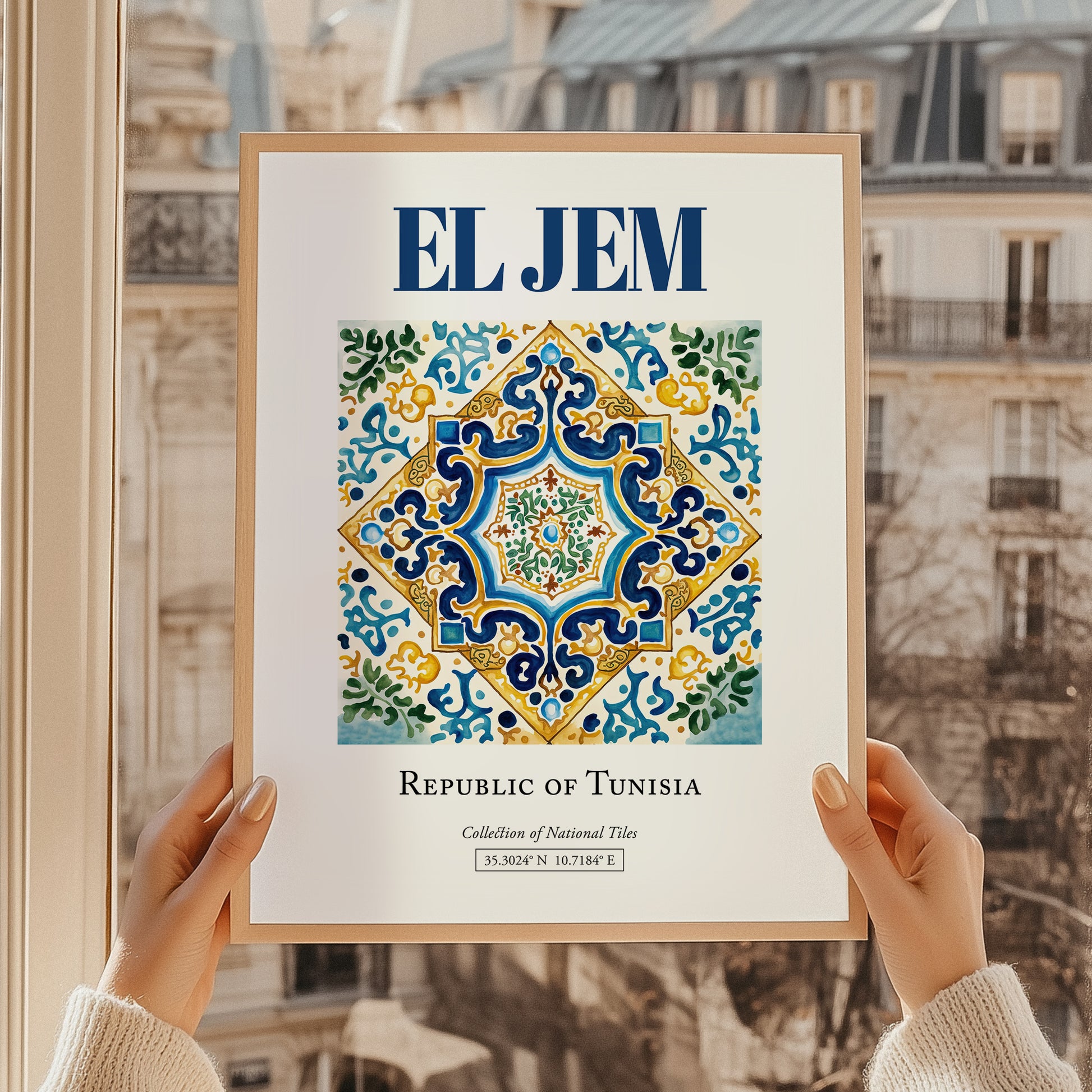 El Jem, Tunisia – Travel Poster