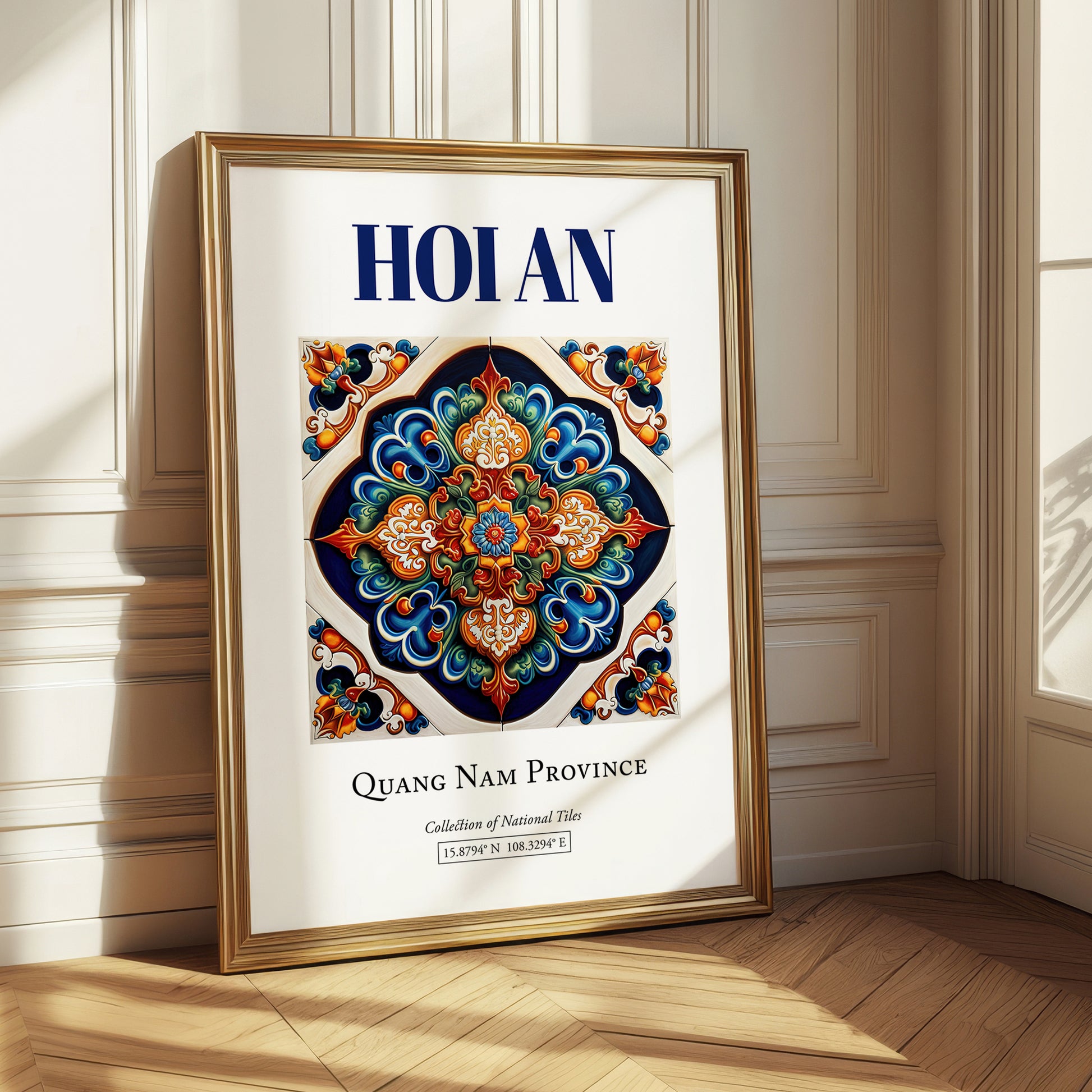 Hoi An, Vietnam – Travel Print, styled in a charming Paris street view