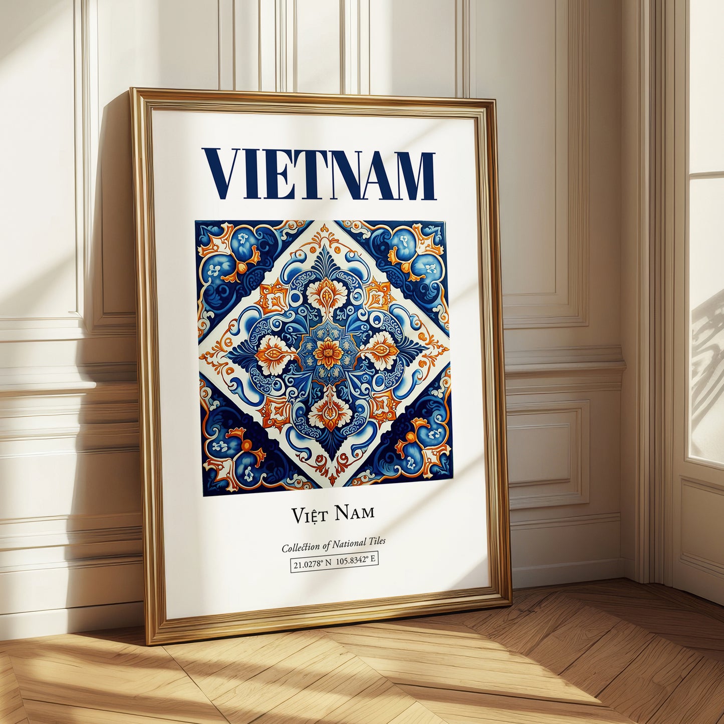 Vietnam, Vietnam – Travel Wall Decor, styled in a charming Paris street view