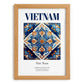 Vietnam, Vietnam – Travel Wall Decor, set in oak frame
