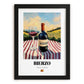 Bierzo – Spanish Red Wine, Vineyard Terrace Poster, in sleek black frame
