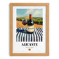 Alicante – Spanish Red Wine, Bodega Poster, set in oak frame