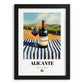 Alicante – Spanish Red Wine, Bodega Poster, in sleek black frame