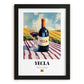 Yecla – Spanish Red Wine, Tasting Room Painting, in sleek black frame