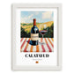 Calatayud – Spanish Red Wine, Vineyard Terrace Poster, placed in minimal white frame