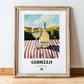Godello – Spanish White Wine, Tasting Room Wall Art, in wooden frame leaning on the floor