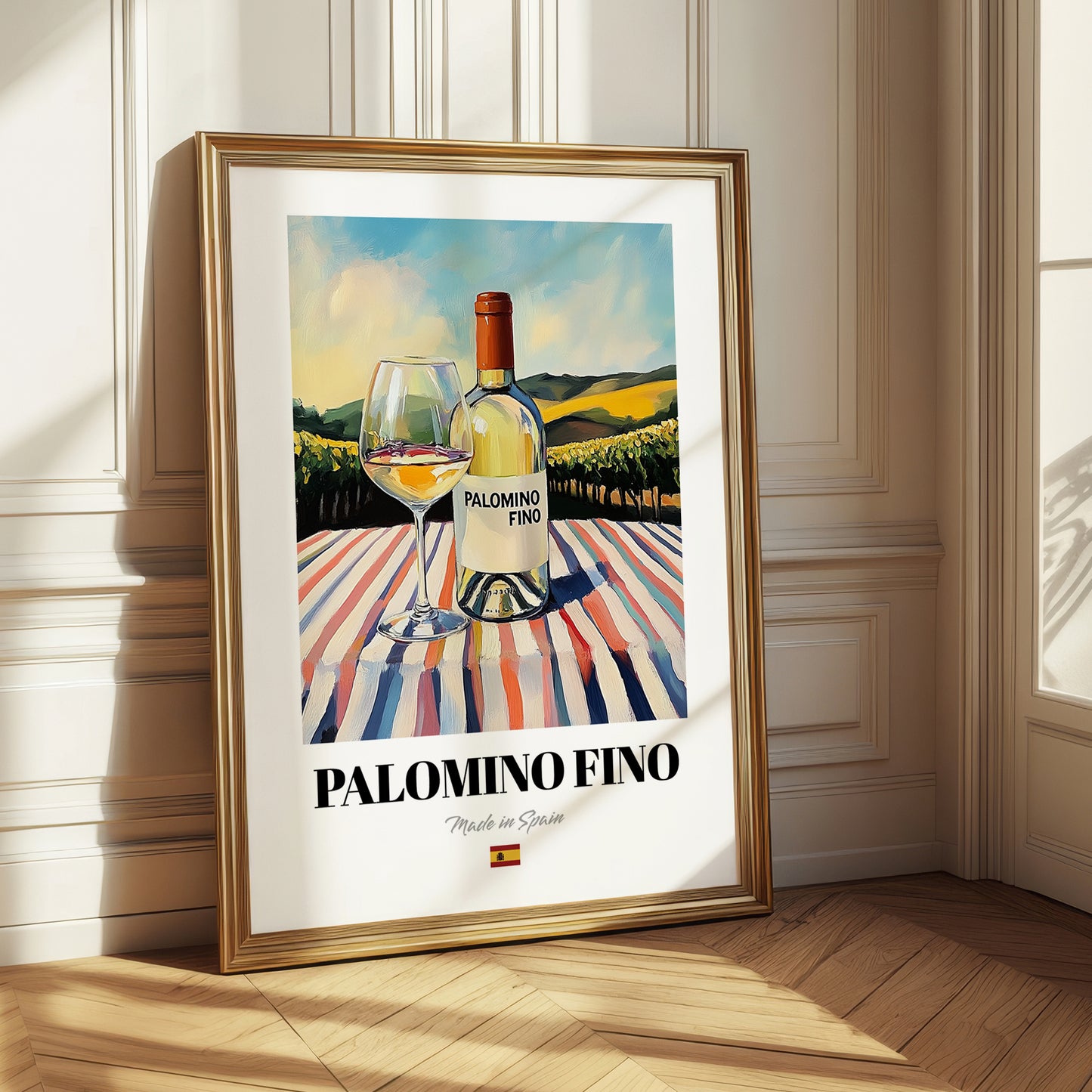 Palomino Fino – Spanish White Wine, Wine Bar Print