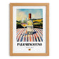 Palomino Fino – Spanish White Wine, Wine Bar Print, set in oak frame