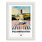 Palomino Fino – Spanish White Wine, Wine Bar Print, placed in minimal white frame