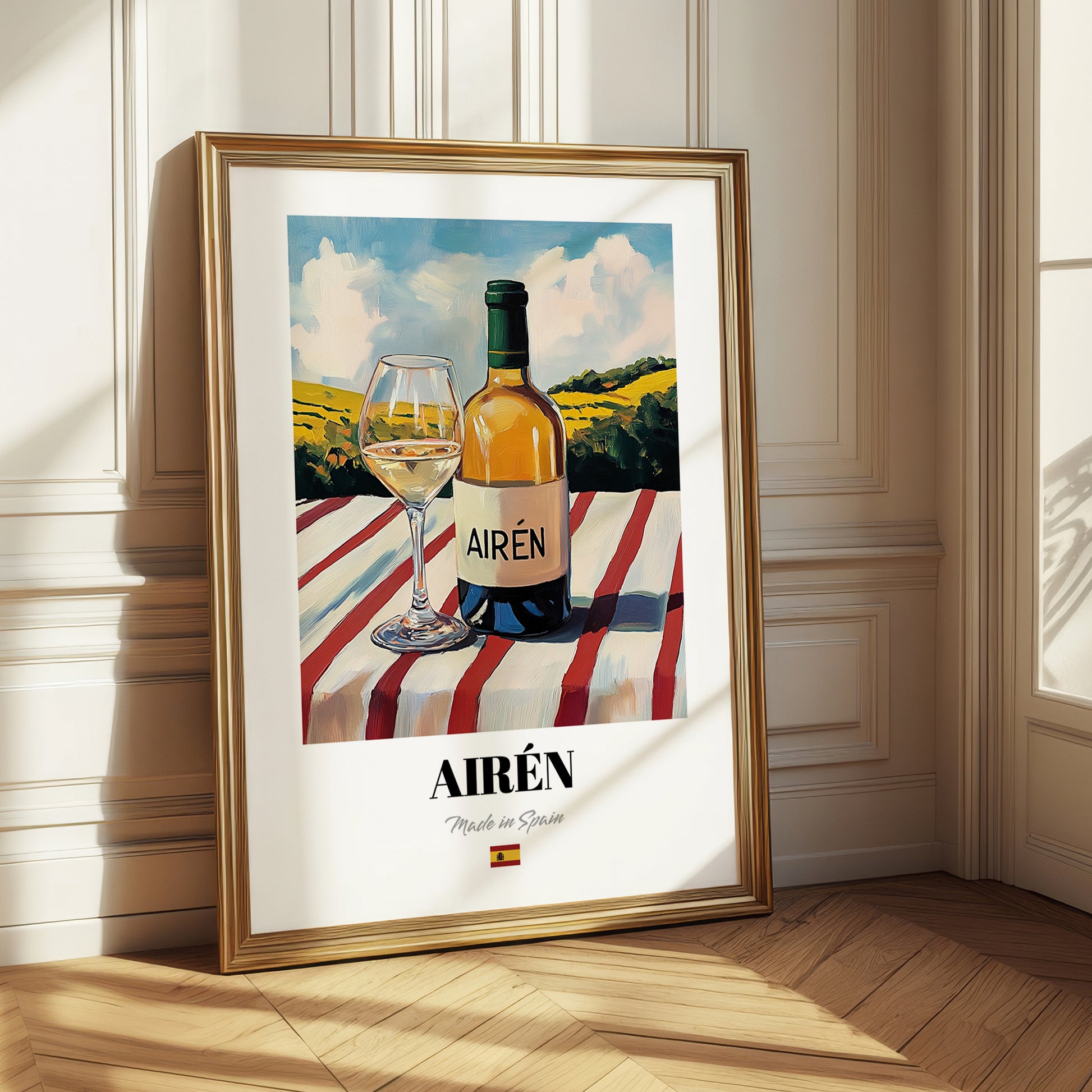 Airén – Spanish White Wine, Enoteca Wall Art
