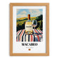 Macabeo – Spanish White Wine, Bodega Art, set in oak frame
