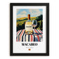 Macabeo – Spanish White Wine, Bodega Art, in sleek black frame