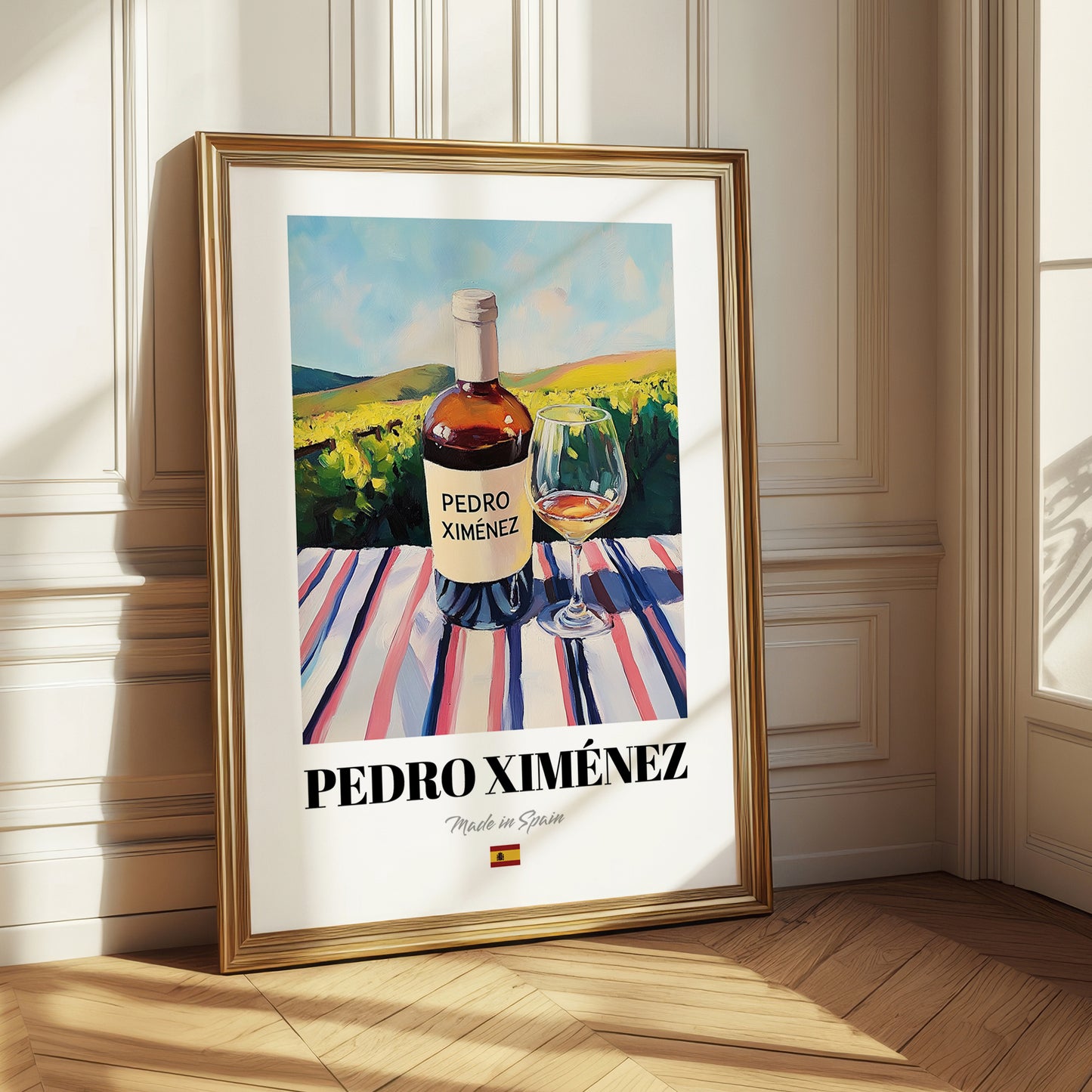 Pedro Ximénez – Spanish White Wine, Vinoteca Painting