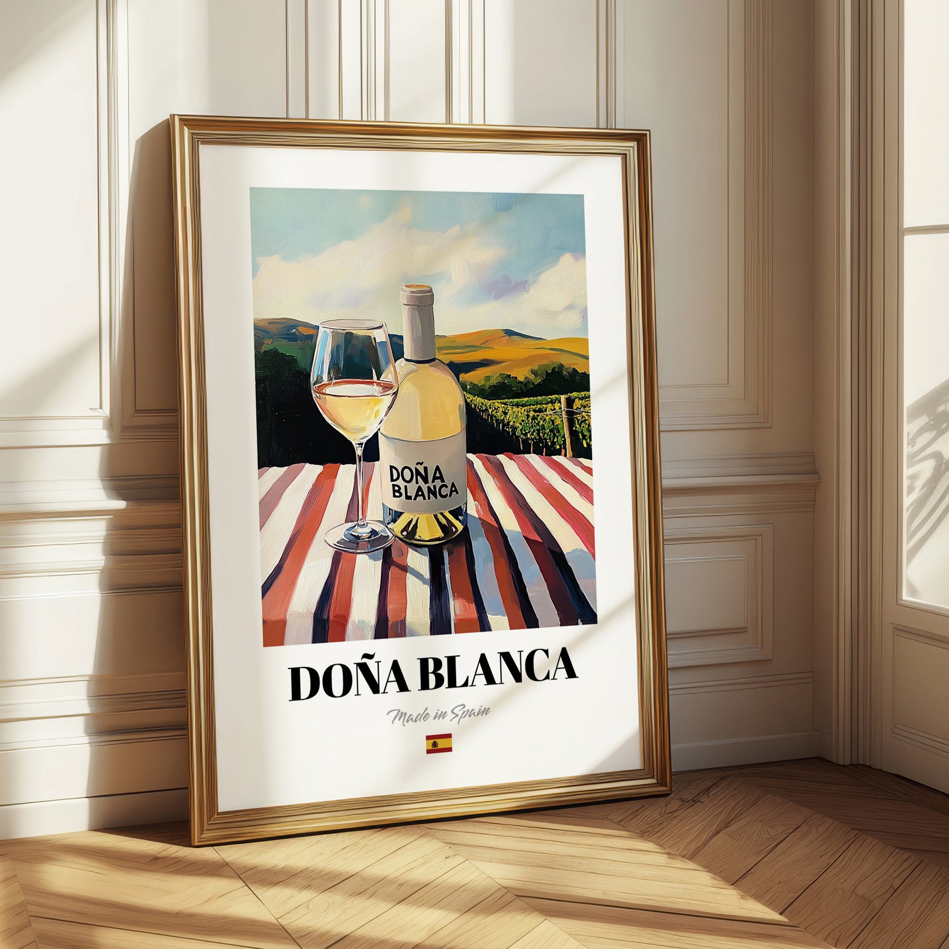 Doña Blanca – Spanish White Wine, Enoteca Still Life