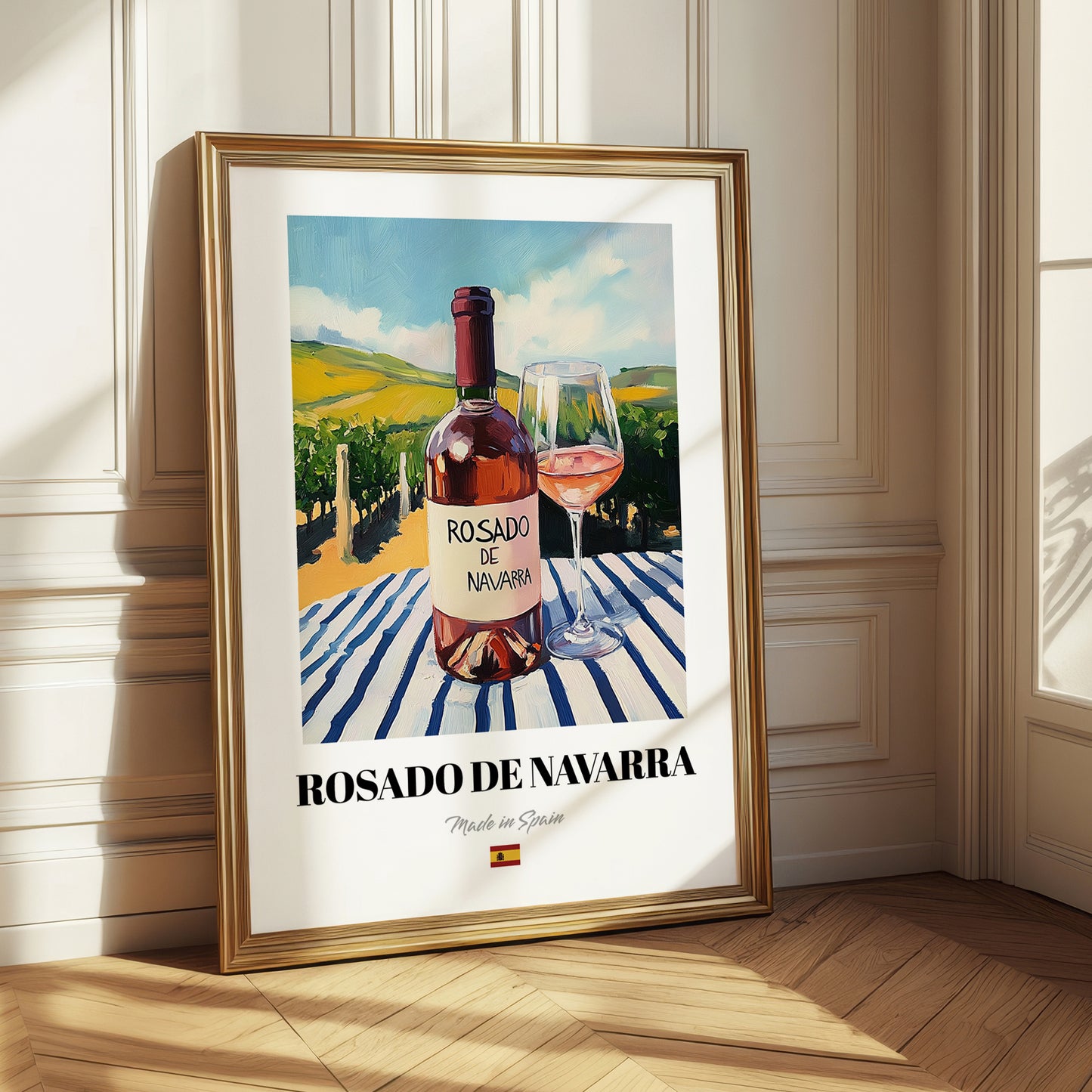 Rosado de Navarra – Spanish Rose Wine, Bodega Wall Art