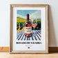 Rosado de Navarra – Spanish Rose Wine, Bodega Wall Art, in wooden frame leaning on the floor