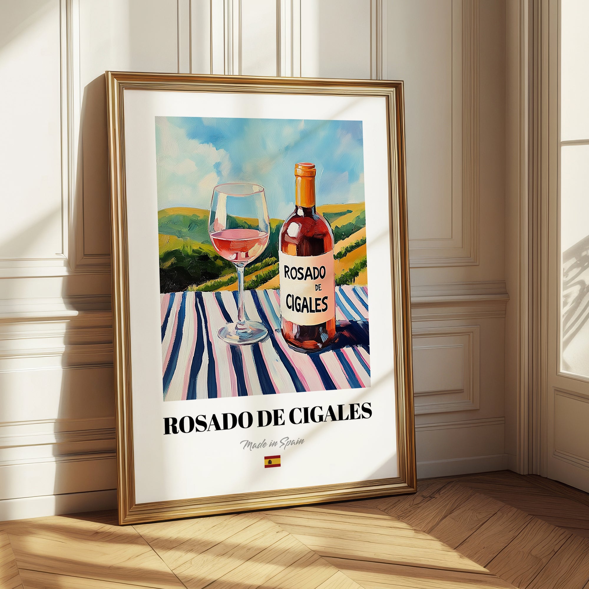 Rosado de Cigales – Spanish Rose Wine, Vinoteca Poster