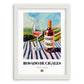Rosado de Cigales – Spanish Rose Wine, Vinoteca Poster, placed in minimal white frame