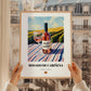Rosado de Cariñena – Spanish Rose Wine, Wine Bar Poster, styled in a charming Paris street view