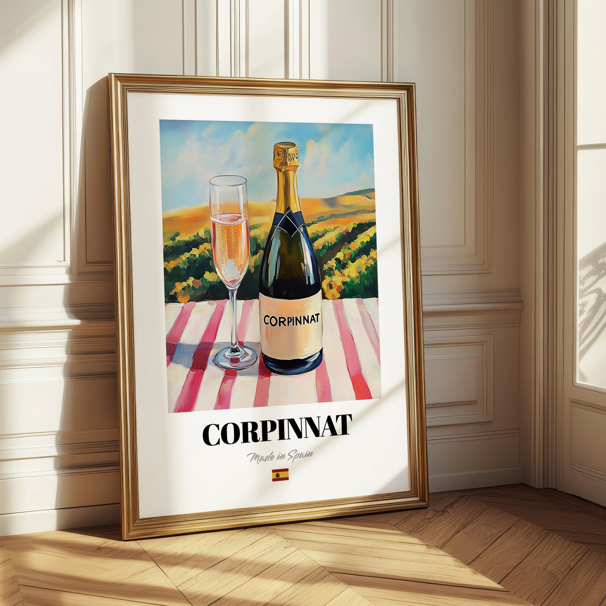 Corpinnat – Spanish Sparkling Wine, Wine Bar Wall Art