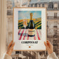 Corpinnat – Spanish Sparkling Wine, Wine Bar Wall Art, styled in a charming Paris street view