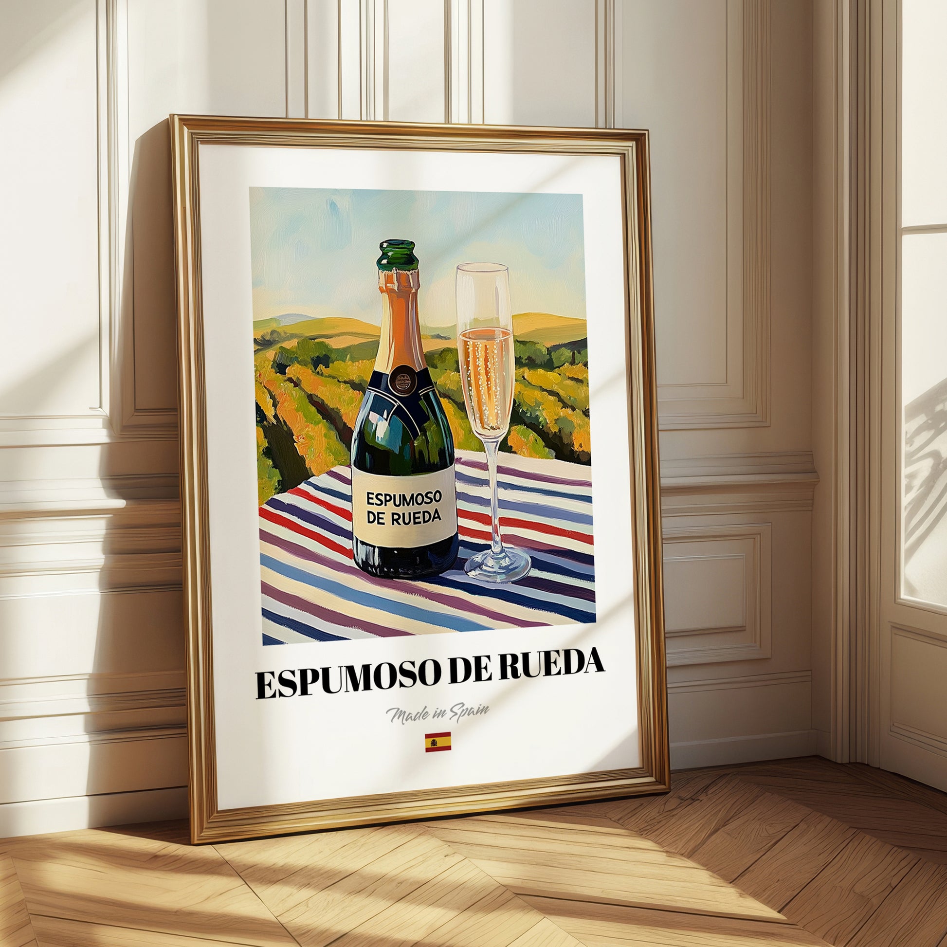 Espumoso de Rueda – Spanish Sparkling Wine, Wine Bar Poster