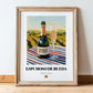 Espumoso de Rueda – Spanish Sparkling Wine, Wine Bar Poster, in wooden frame leaning on the floor