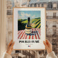 Pouilly-Fumé – French White Wine, Enoteca Illustration, styled in a charming Paris street view
