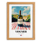 Viognier – French White Wine, Vinoteca Wall Art, set in oak frame
