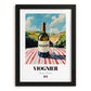 Viognier – French White Wine, Vinoteca Wall Art, in sleek black frame