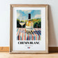 Chenin Blanc – French White Wine, Vinoteca Wall Art, in wooden frame leaning on the floor