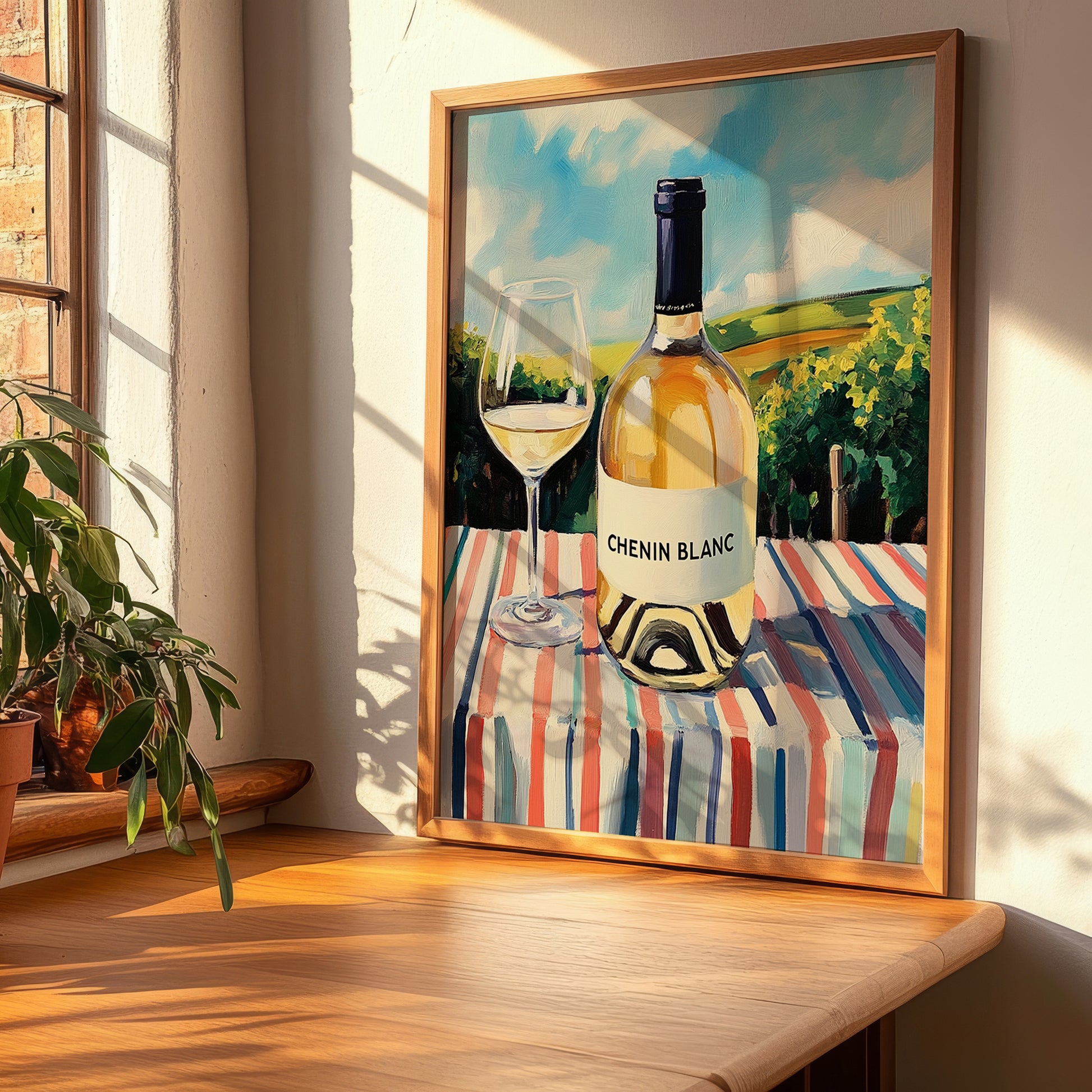 Chenin Blanc – French White Wine, Vinoteca Wall Art, clean layout with no caption