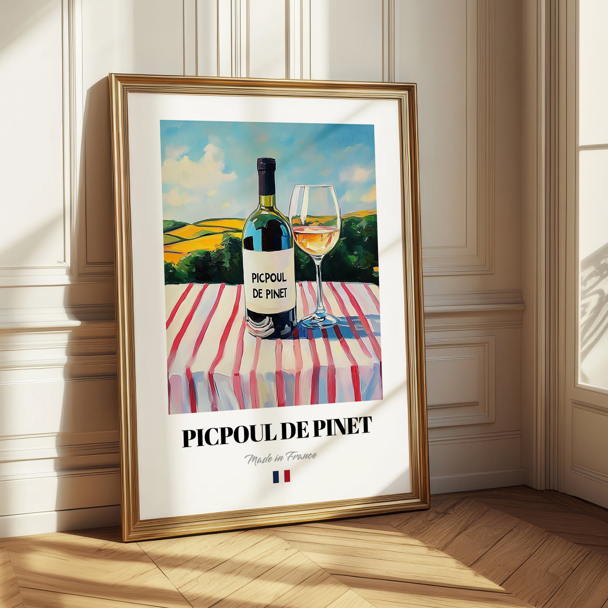 Picpoul de Pinet – French White Wine, Tasting Room Art