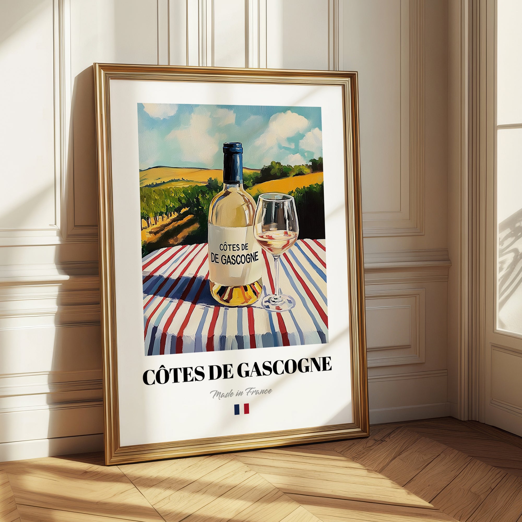 Côtes de Gascogne – French White Wine, Bodega Poster