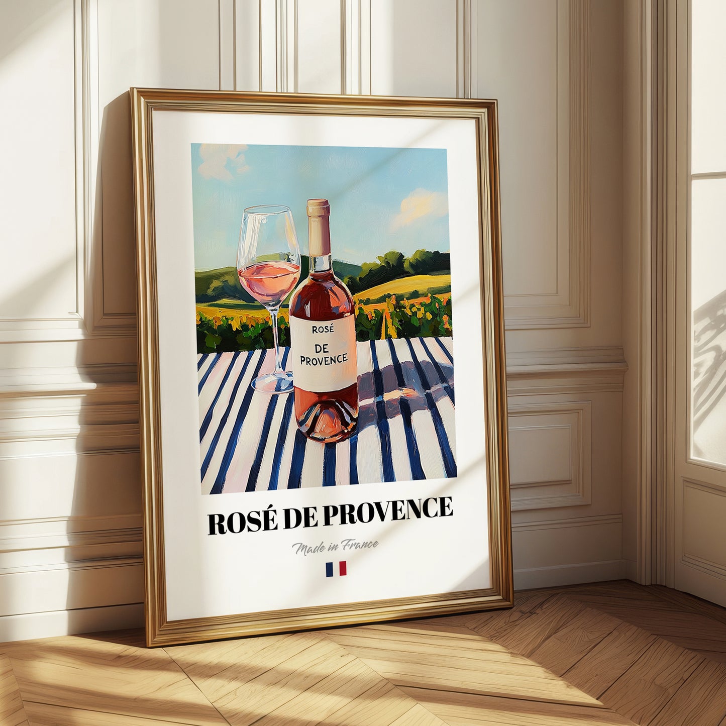 Rosé de Provence – French Rose Wine, Wine Bar Wall Art