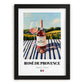 Rosé de Provence – French Rose Wine, Wine Bar Wall Art, in sleek black frame