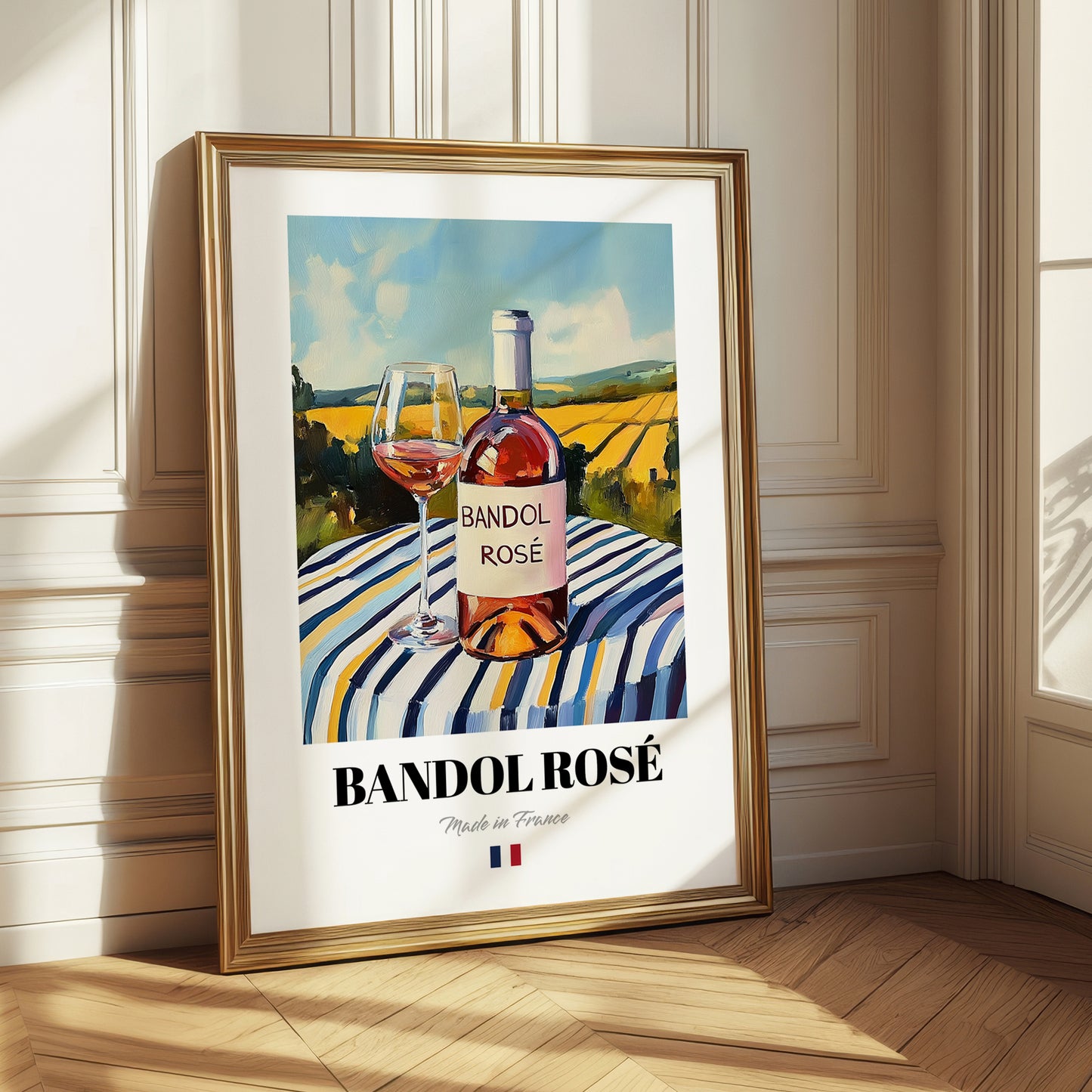 Bandol Rosé – French Rose Wine, Vinoteca Wall Decor