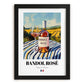 Bandol Rosé – French Rose Wine, Vinoteca Wall Decor, in sleek black frame